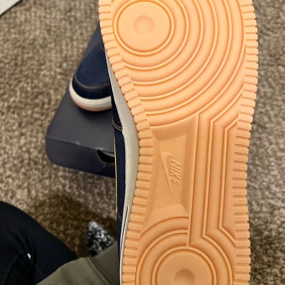 NWT 2011 Air Force 1 Low Premium ‘Denim’ Mens Size 11 - Picture 8 of 9